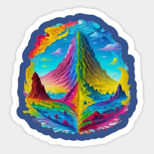 Rainbow Landscape Sticker